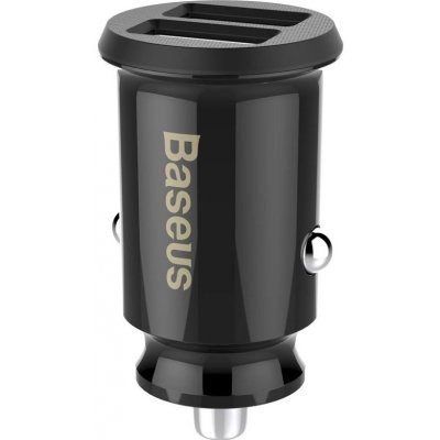 Baseus CCALL-ML01 Grain Nabíjačka do Autá 15.5W 2x USB Black
