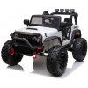 mamido Detské elektrické autíčko jeep Brothers biele