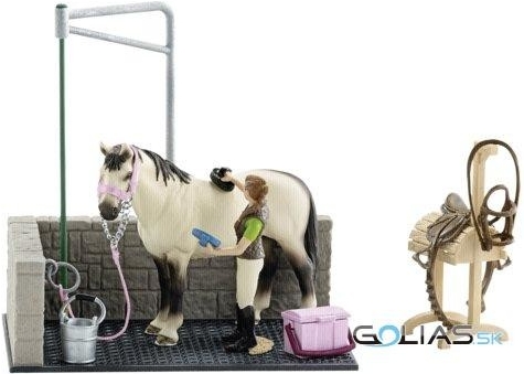 Schleich 42104 Umývací box pre kone s doplnkami