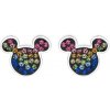 Strieborné náušnice Disney Mickey Mouse ES00001SRML.SK
