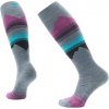 Dámske lyžiarske podkolienky Smartwool, W SKI TARGETED CUSHION PATTERN OTC sivá,tmavo sivá,mix L