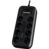 CyberPower Surge Buster™ 8 zásuvek, 2xUSB, 1.8m, New P0820SUF0-FR