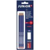 Balenie 6 grafitových ceruziek Junior +1 strúhadlo + 1 guma