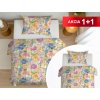 Áčko a.s. Ružomberok Bavlnené obliečky 1+1 RENOIR Orange