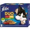 Felix Fantastic cat hovädzie hydina zelená fazulka & jahňa kura rajčiny & morka kačka v želé 12 x 85 g
