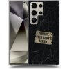 Picasee silikónový čierny obal pre Samsung Galaxy S24 Ultra S928B 5G - SORRY