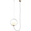 ACB C3815171ODT Závesné svietidlo HALO LED 1x5W, 2700K-3000K, 370lm, CRI90, IP20, Triac, zlatá/biela