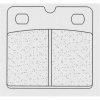 Predné brzdové doštičky / obloženie CL-Brakes BMW K 100 LT 1986-1991 směs A3+