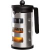 BERLINGERHAUS Kanvica na čaj a kávu french press 600 ml Black Silver Collection BH-7806