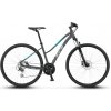 GT Dámsky krosový bicykel MTB GT TRANSEO COMP W 700C - Sivá, S, 700C