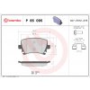 Sada brzdových platničiek, vždy 4 kusy v sade BREMBO P 85 095 (P85095)