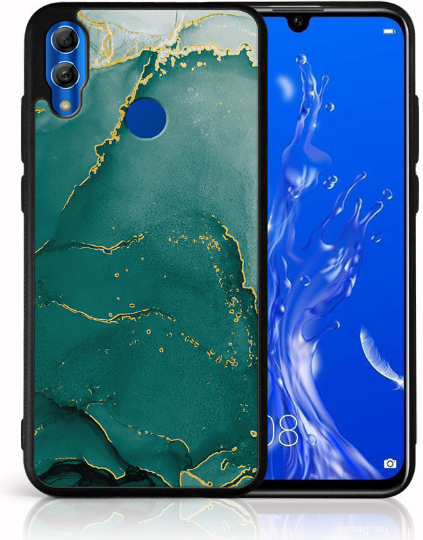 Púzdro PROTEMIO 52607 MY ART Ochranný obal Honor 10 Lite -GREEN MARBLE (145)