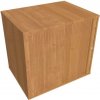 Hobis, Prídavná skriňa k stolu zámok, L, 80x75,5x60 cm, jelša