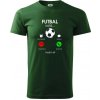 Futbal volá - Tričko extra veľké (5-8XL) - 5XL ( Fľaškovozelená )
