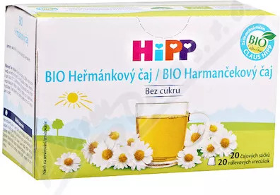 HiPP Bio Harmančekový nálevové vrecúška 20 x 1,5 g od 3,33 € - Heureka.sk