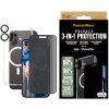 PanzerGlass Bundle Hoops + Tvrdené sklo UWF Privacy + Hard Case pre iPhone 16 Plus, transparentná B1293_P2863_1283