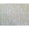 Obkladové panely 3D OS32-K05-F04, cena za kus, rozmer 440 x 580 mm, kamenný obklad béžový, IMPOL TRADE