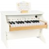 eliNeli detské elektrické piano biele