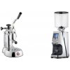 La Pavoni Stradivari Lusso + Eureka Atom Specialty 75, chrome