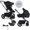 EASYWALKER Kočík kombinovaný Harvey⁵ 2v1 Midnight Black LITE AIR +CYBEX Aton B2 i-Size,základňa