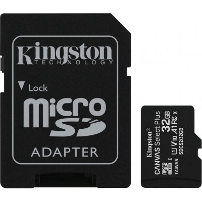 Kingston Canvas Select Plus microSDHC 32GB SDCS2/32GB od 3,57 € - Heureka.sk
