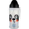 Canpol Babies netečúci hrnček BabiesBoo so slamkou a závažím 12m+, panda 350ml