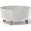 Kvetináč plast biely Prosperplast 38 cm x 38 x 19,5 cm