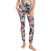 Fitness legíny Roxy Heart Into It Ankle Legging PT anthracite zebra jungle S 22/23 - Odosielame do 24 hodín
