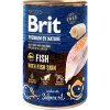 Výhodné balenie Brit Premium by Nature 12 x 400 g - ryby s rybou kožou