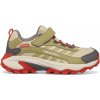 Detská outdoorová obuv Merrell, MOAB SPEED 2 LOW A/C WTRPF béžová,Červená,tmavo sivá, 36 EU