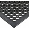 čierna gumová pretiúnavová pretiskluzová olejuvzdorná priemyselná rohož (okraj) - 150 x 90 x 1,2 cm