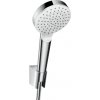 Sprchová hlavica s hadicou Hansgrohe Crometta biela/chróm 26569400
