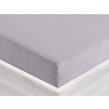 Froté napínacie prestieradlo FR-028 Svetlo sivé 200 x 220 - výška 20 cm