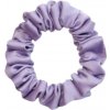 MURU Úzka Saténová Scrunchie gumička - Levanduľová Matná