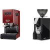Gaggia Classic E24 BC, red + Eureka Mignon Classico, CR black