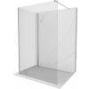 MEXEN/S - Kioto Sprchová zástena WALK-IN 100 x 95 cm, transparent, nikel kefovaná 800-100-212-97-00-095