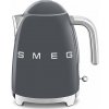Rýchlovarná kanvica SMEG 50's Retro Style 1,7l šedá (KLF03GREU)