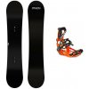Raven Pure black pánsky snowboard + Raven FT360 orange viazanie - 148 cm + L (EU 41-44)