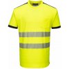 Portwest T181 PW3 Hi-Vis Reflexné tričko žltá/čierna 4XL