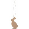 Cooee Design Veľkonočné ozdoby, set 4 ks, zajačiky caffe latte