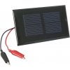 Solárny FV MINI pevný článok AlterHof 1,0-2,0V/200mA, K10cm+ KSvorky Acryl BK (MINI solárny FV panel, Typ: Pevný, Článok: Polykryštálický-Si 1/2V, Nabíjanie: Bez, Solárny FV panel: 0.2/0.4Wp, Rozmer:
