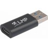 LMP USB-A to USB-C adapter - Black
