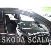 Deflektory - Protiprievanové plexi Škoda Scala 5D od 2019 (+zadné)