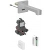 Geberit Brenta - Elektronická umývadlová batéria pod omietku, napájanie z generátora, easy to clean, kefovaná nerezová 116.296.SN.1