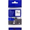 ECODATA kompatibilná páska pre BROTHER TZE-FX211 čierne písmo, biela flexibilná páska Tape (6mm)