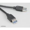 Akasa AK-CBUB02-15BK USB 3.0, A-male na A-female, 150cm