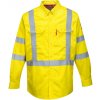 Portwest FR95 Bizflame 88/12 FR Nehorľavá reflexná košeľa žltá 2XL