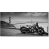 Foto obraz fotografie na skle motorka 100x50 cm
