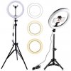 MG Selfie Ring Fill kruhové LED svetlo 10'', statív 1,8 m, čierne MG221584