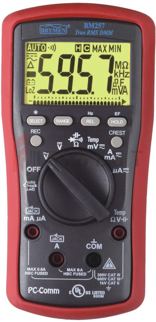 BM257s Multimeter TRMS EF, T, RS232 / USB Brymen